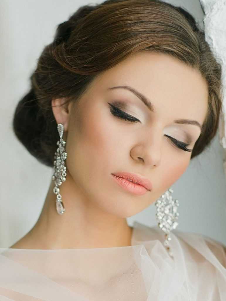 Свадебный макияж для брюнеток 100 фото с модными и стильными тенденциями в области красивого и легкого мейкапа для невест