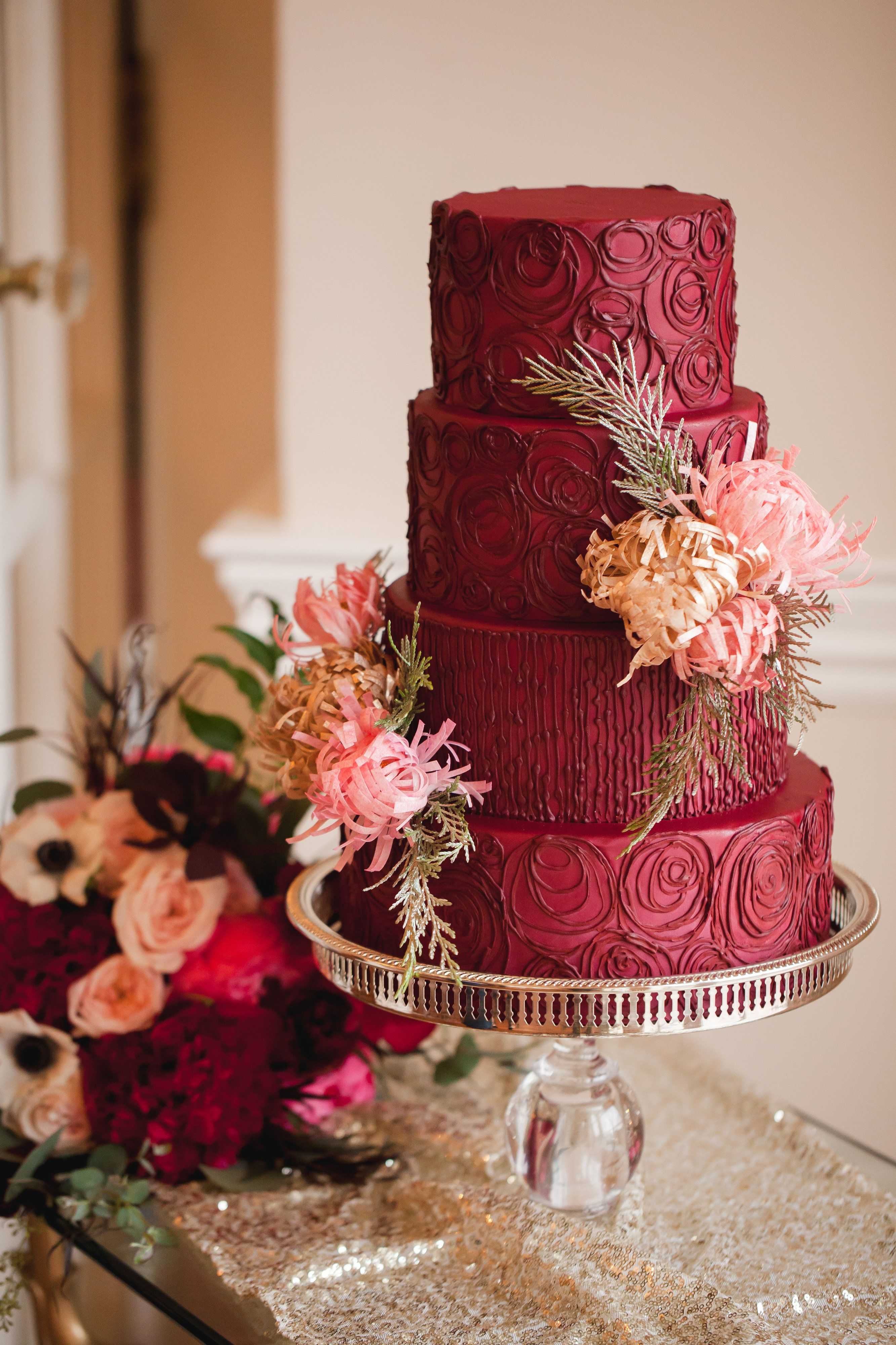 Свадебный торт в стиле омбре: восхитительный дизайн главного десерта