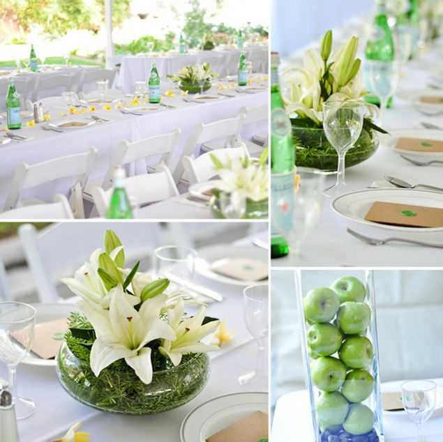 Оформление зала на свадьбу в зеленом цвете [2019]: украшение ? на фото & интересные сочетания цветов