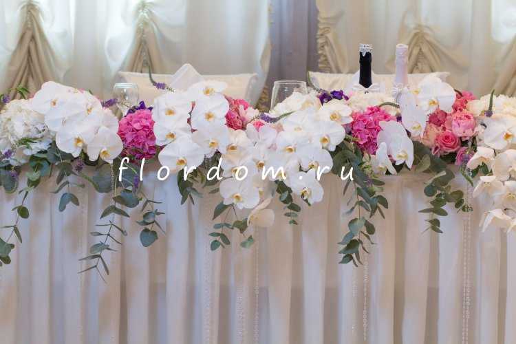 Оформление свадебного зала: фото украшения своими руками цветами и шарами