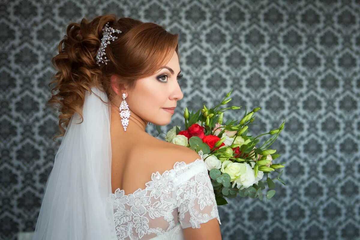 Оригинальные свадебные прически на длинные, средние и короткие волосы - идеи с фото и видео