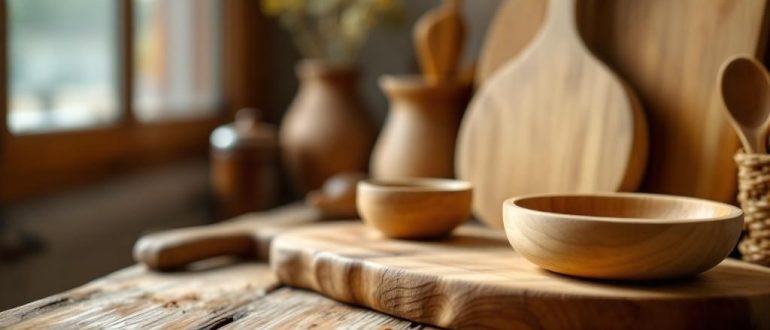 Деревянные изделия ручной работы: стиль и природа