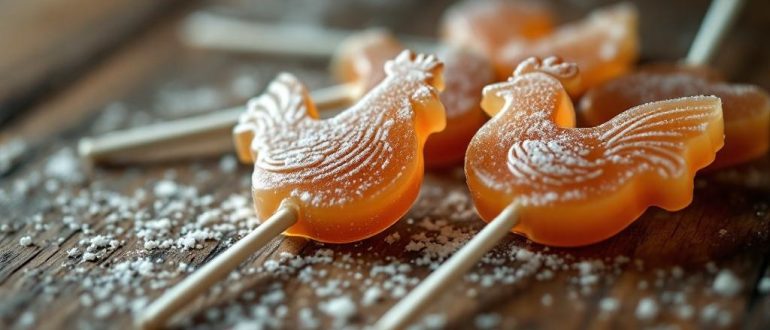 Леденцы на палочке: история, виды и особенности