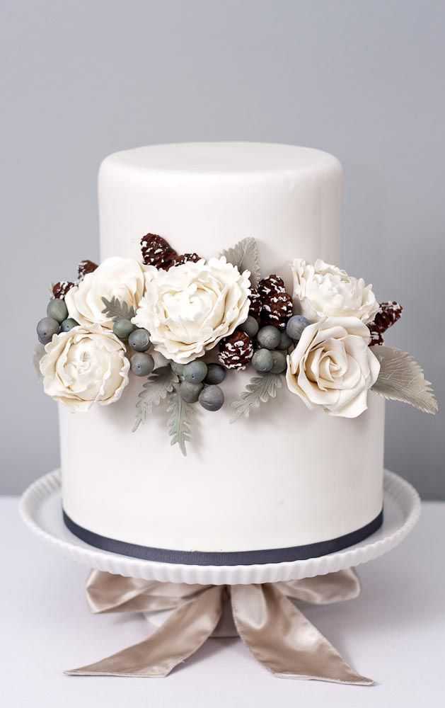 Свадебный торт в стиле прованс - идеи оформления с фото