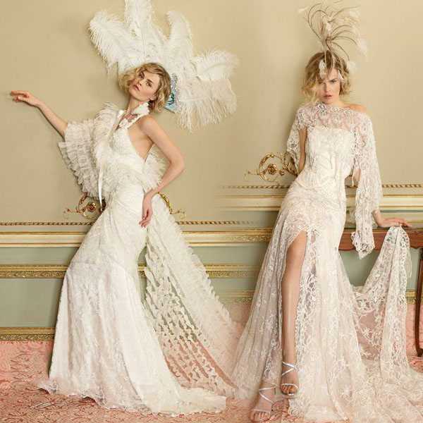 Шикарные свадебные платья в стиле винтаж