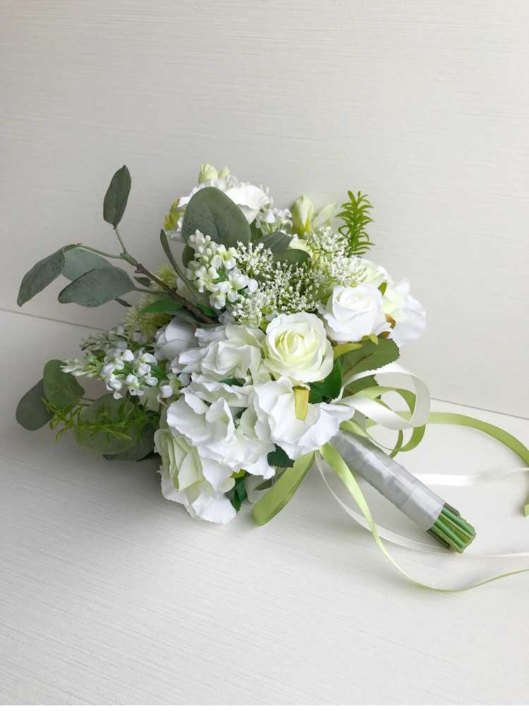 Зеленый букет невесты своими руками — цветы букеты