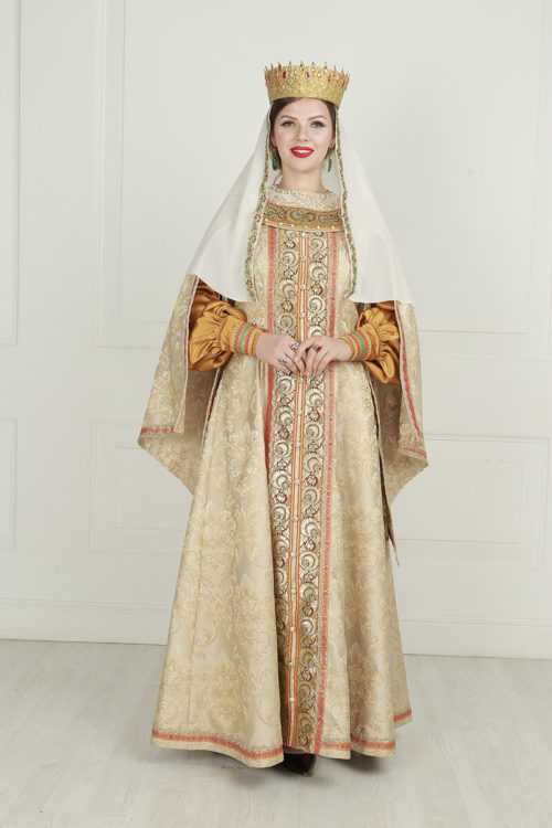Свадебные платья в русском стиле, народный славянский свадебный костюм, наряд невесты в русском стиле