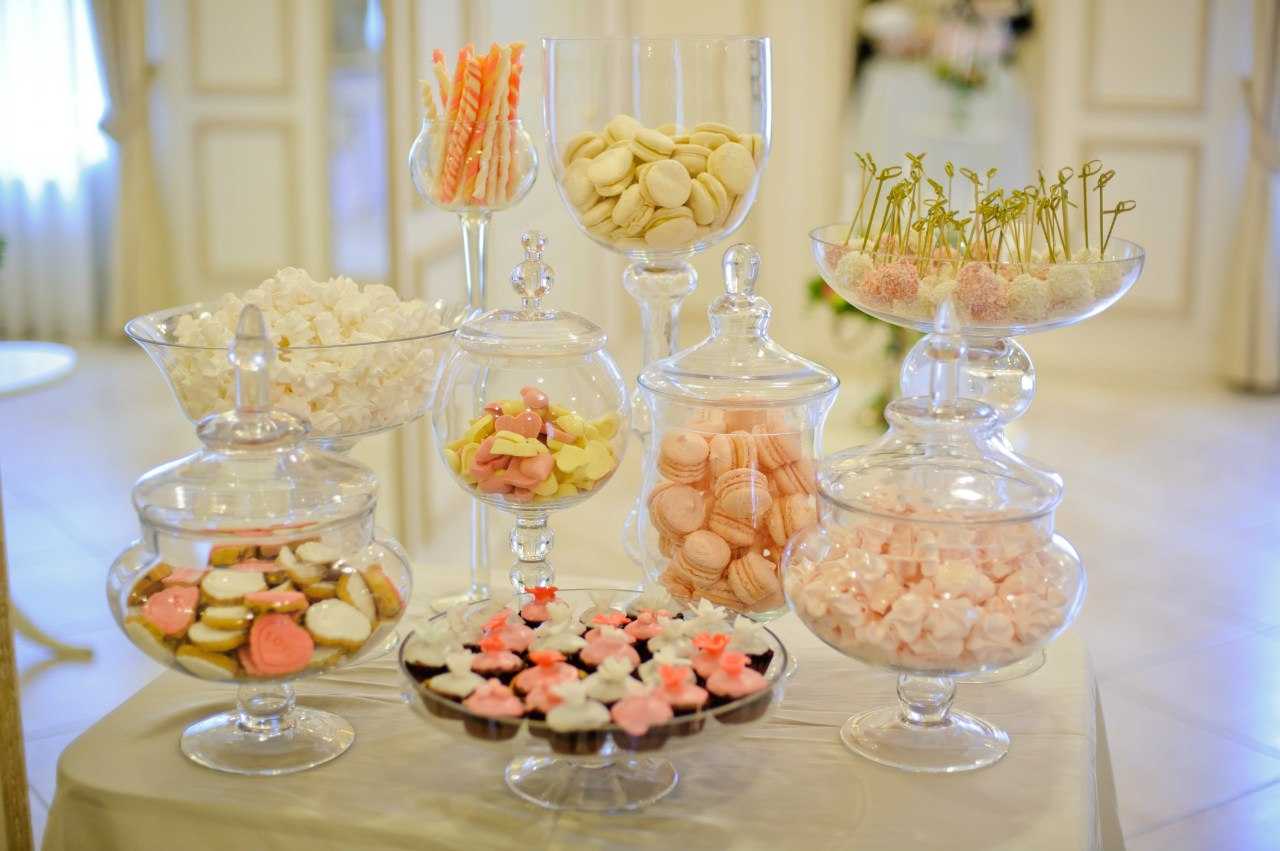 Candy bar на свадьбу: оформление, блюда и напитки