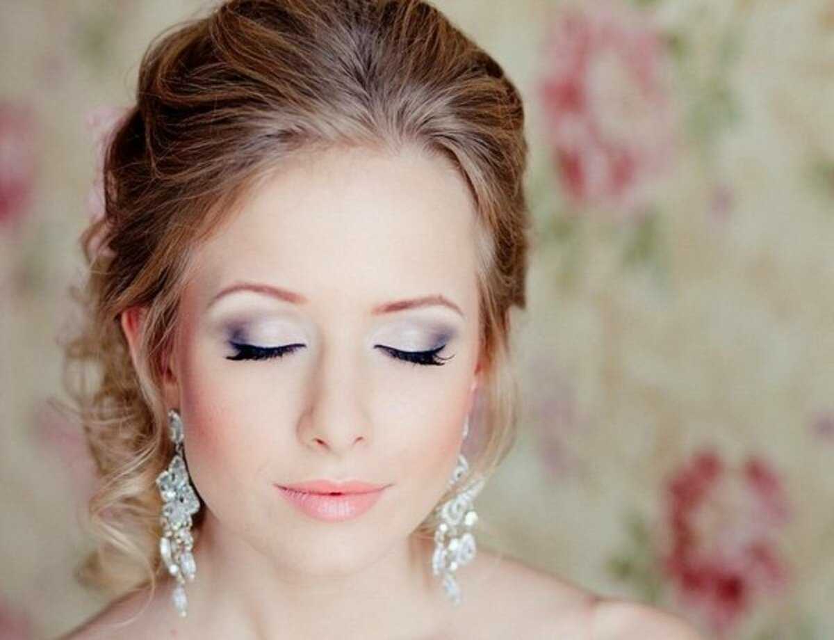 Свадебный макияж для блондинок - варианты мейкапа для разного цвета глаз, фото и видео