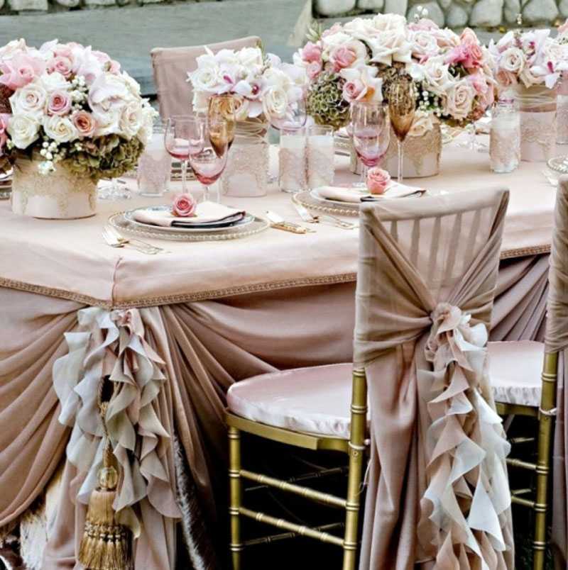 Оформление сладкого стола на свадьбу - идеи и фото примеры