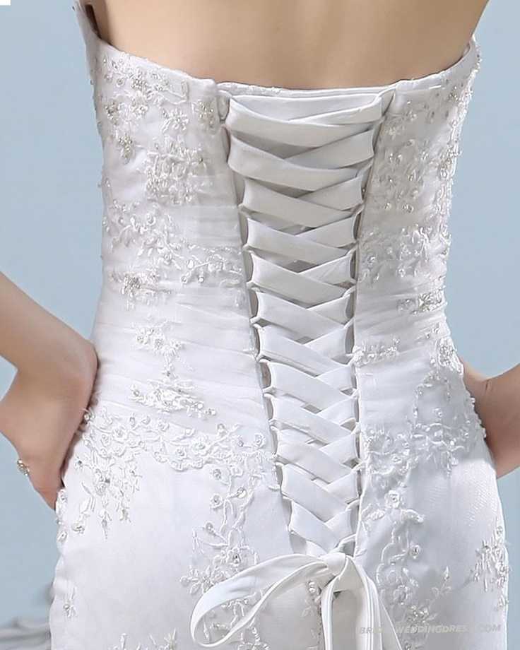 Свадебное платье с корсетом (46 фото): пышные с прозрачным корсетом, как правильно зашнуровать и завязать, белый