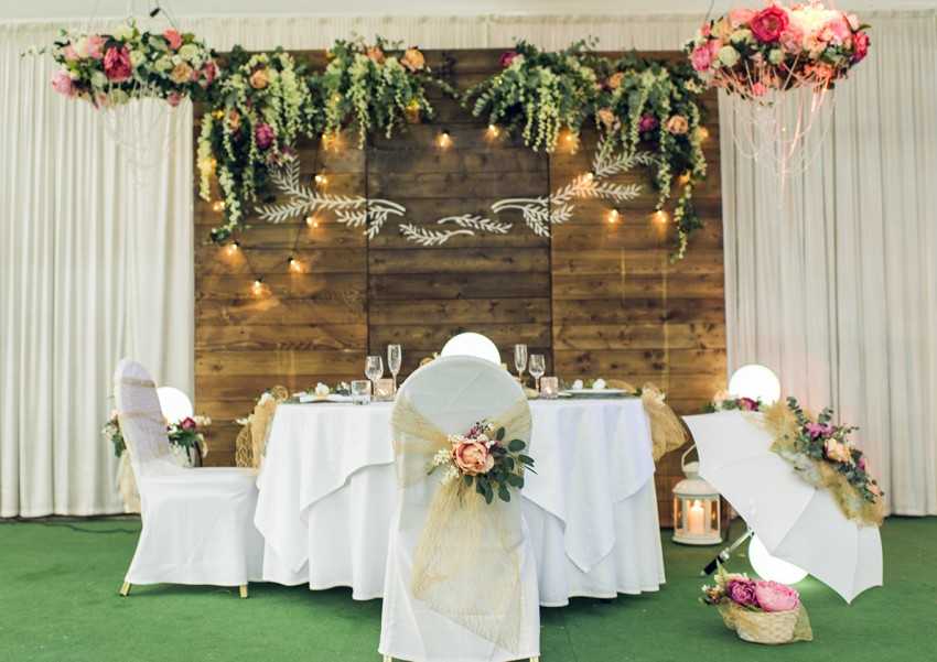 Декор свадебного зала своими руками +100 фото идей