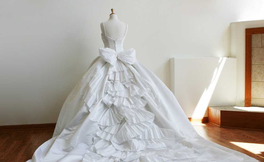 Свадебное платье из фатина