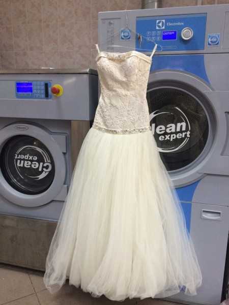 Можно ли стирать свадебное платье