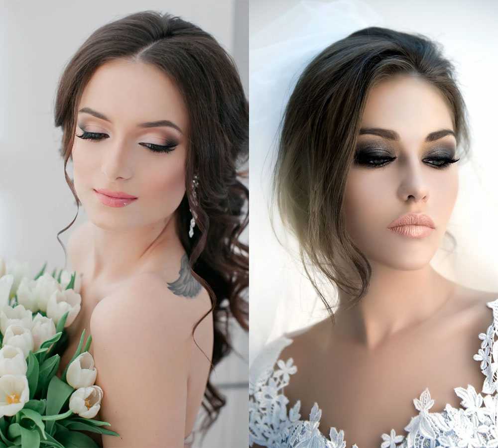 Нежный свадебный макияж: 16 фото идей макияжа невесты и пошаговая инструкция