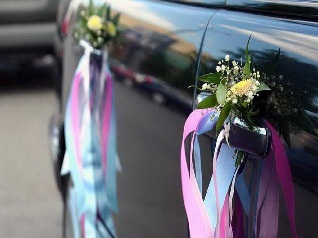 Как украсить свадебную машину своими руками: фото, видео оформления