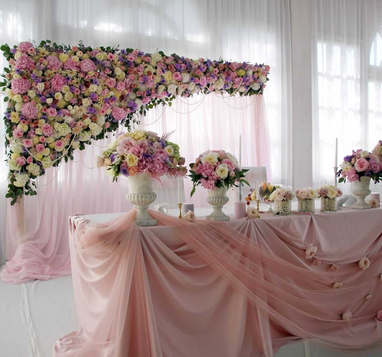 Украшение стен на свадьбу своими руками - идеи декора фото и видео