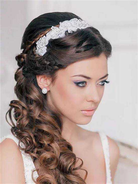 Свадебный пучок 100 фото стильных образов для длинных и средних волос с челкой и без под фату