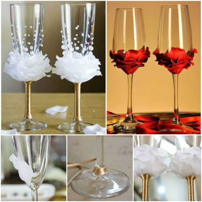 Как украсить шампанское на свадьбу своими руками: идеи и пошаговый мастер-класс | lisa.ru