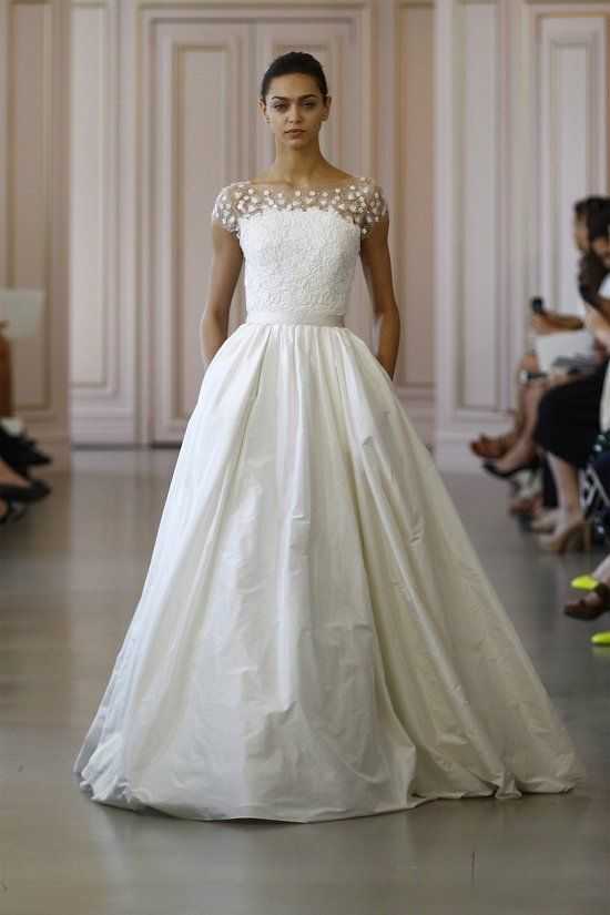 Свадебное платье из плотной ткани: красивые модели и фасоны