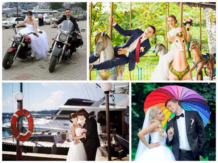 Идеи для свадьбы (35 фото): интересные и оригинальные варианты свадебной церемонии для двоих, необычные идеи для лета и варианты тематики