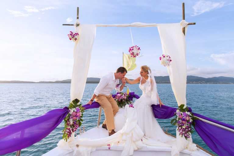 Морская свадьба: сценарий, идеи декора, наряды