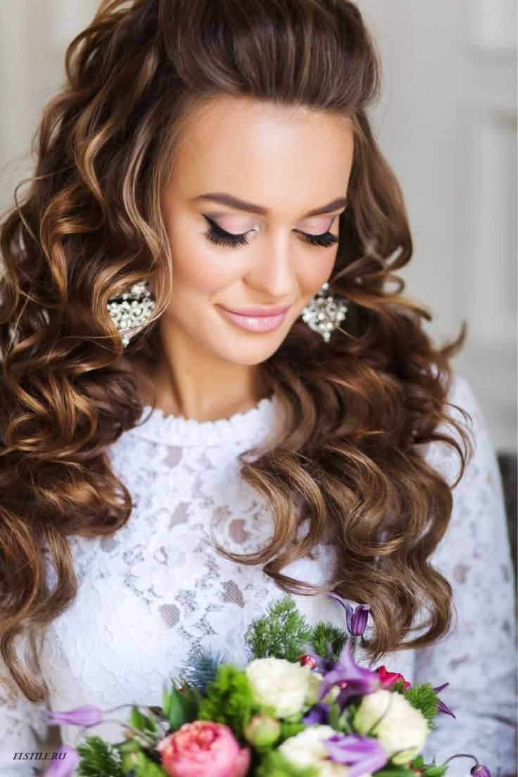 Свадебные прически на длинные волосы 2020 - 100 фото идей для укладок