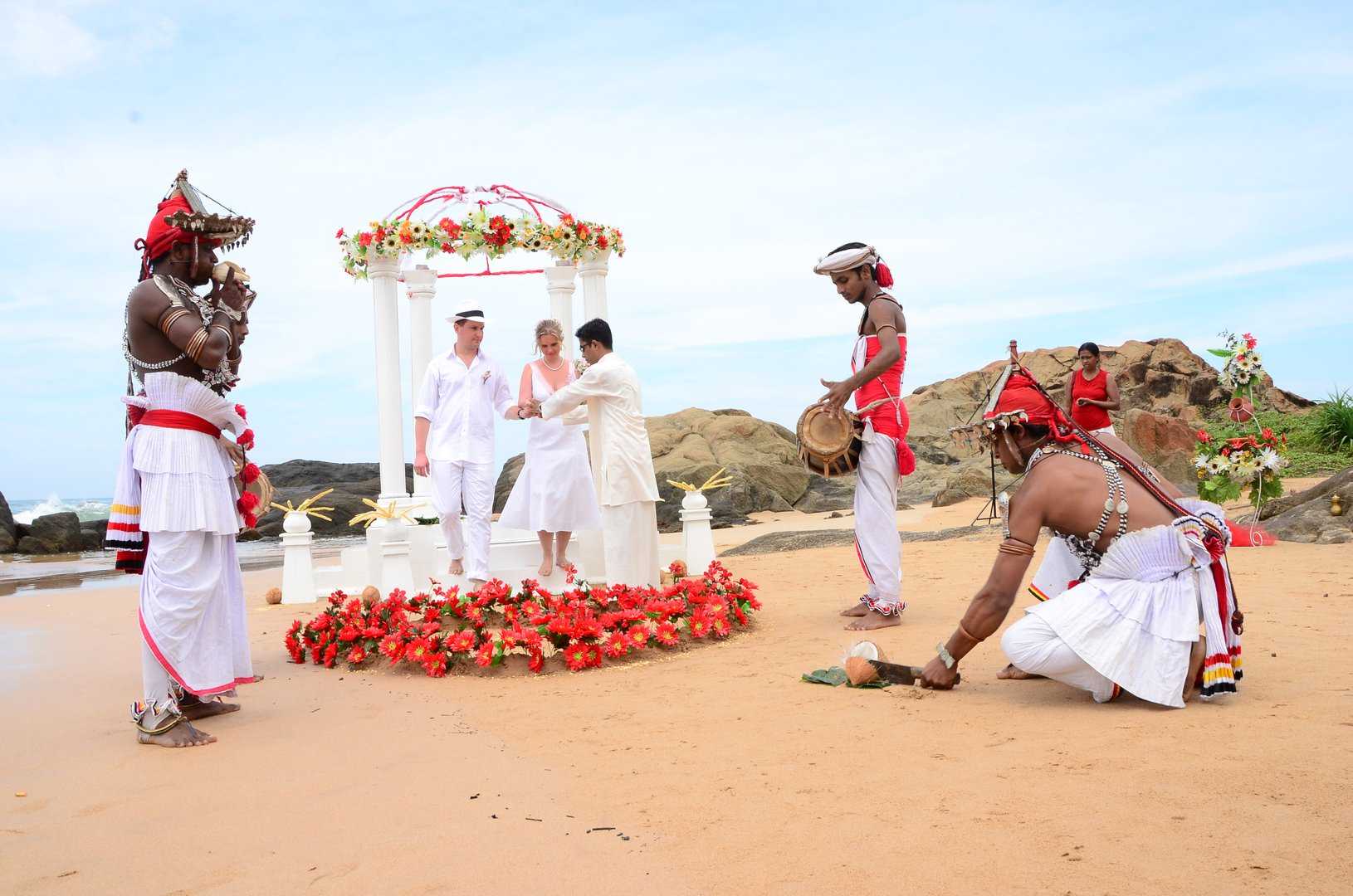 Шри Ланка символическая свадьба