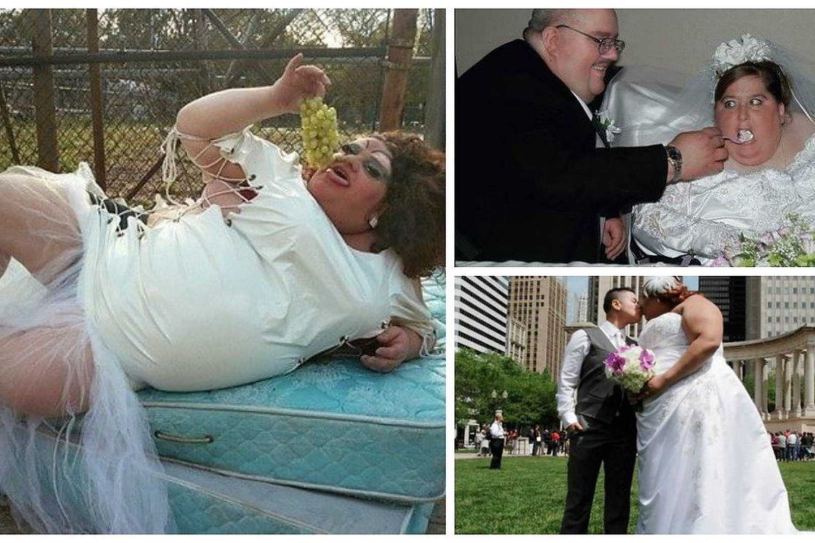 Я женился сразу после. Неудачные Свадебные платья. Смешные невесты. Прикольное платье на свадьбу. Ужасные Свадебные платья.