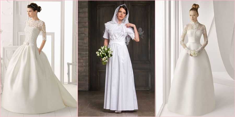 Правила выбора платья для церковного венчания и самые красивые модели
