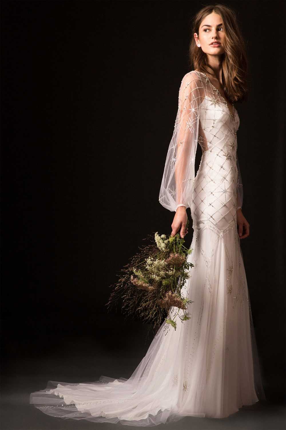 Идеи! модных свадебных платьев с открытой спиной: фото