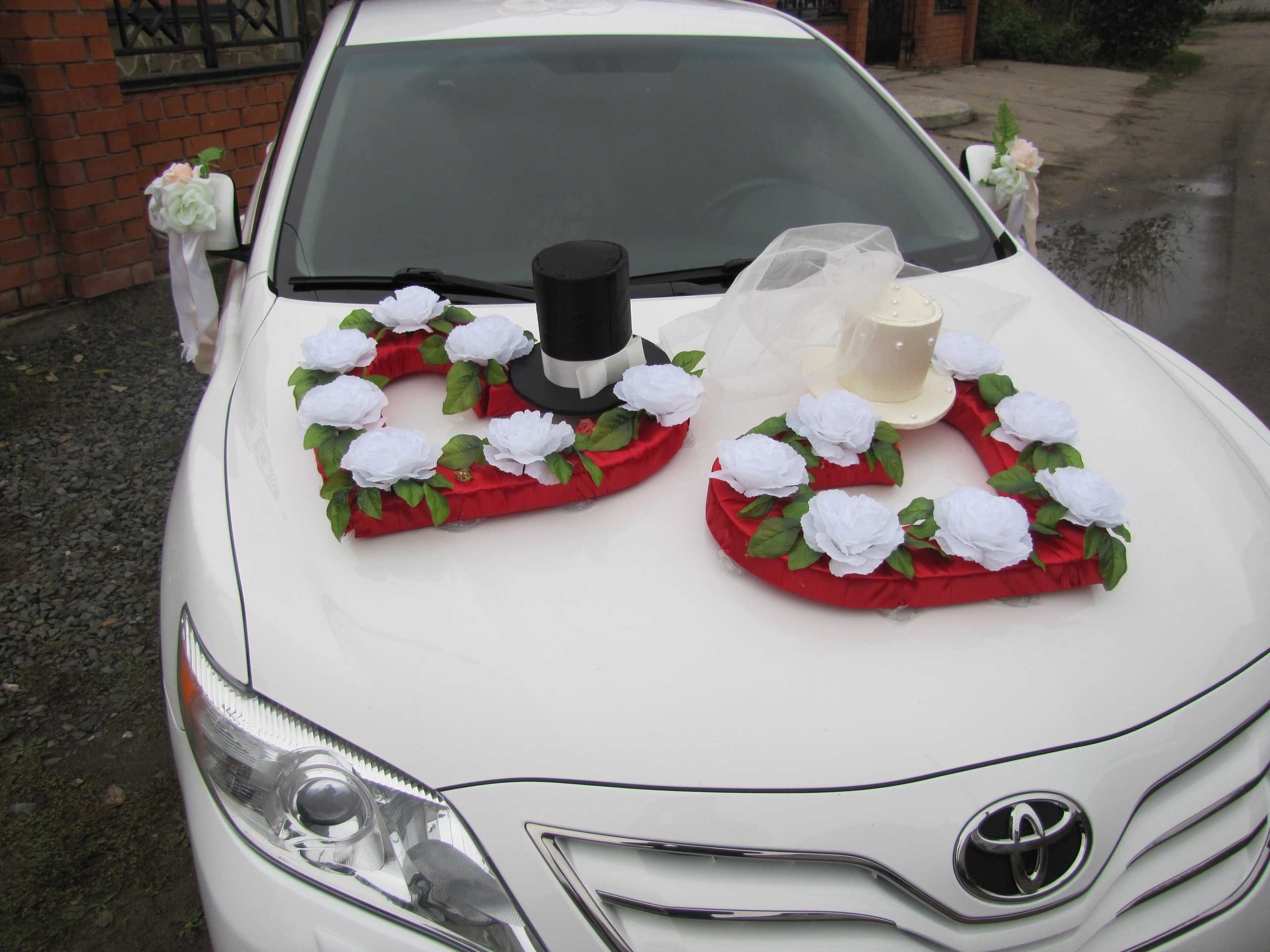 Мастер-класс свадьба оформление свадебной машины мк ткань