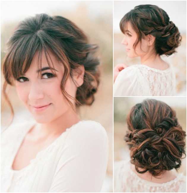 Свадебные прически с косами (57 фото): варианты с плетением объемных косичек на свадьбу